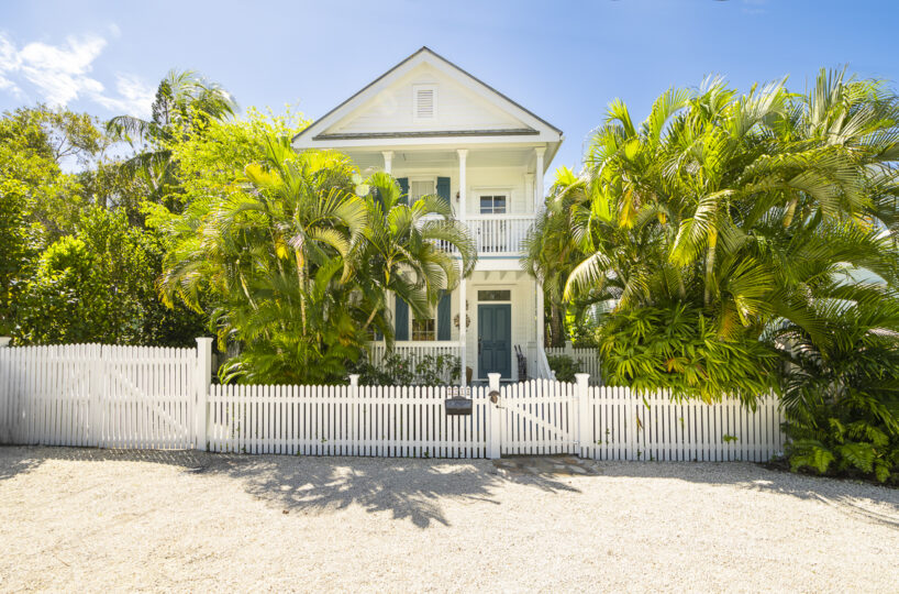 Classic Conch architecture centrally located in Key West.